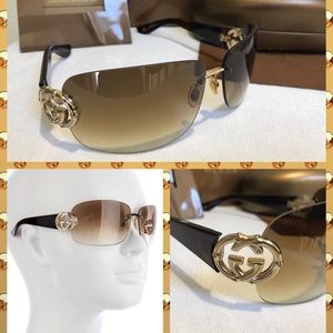 GUCCI Shield Sunglasses
